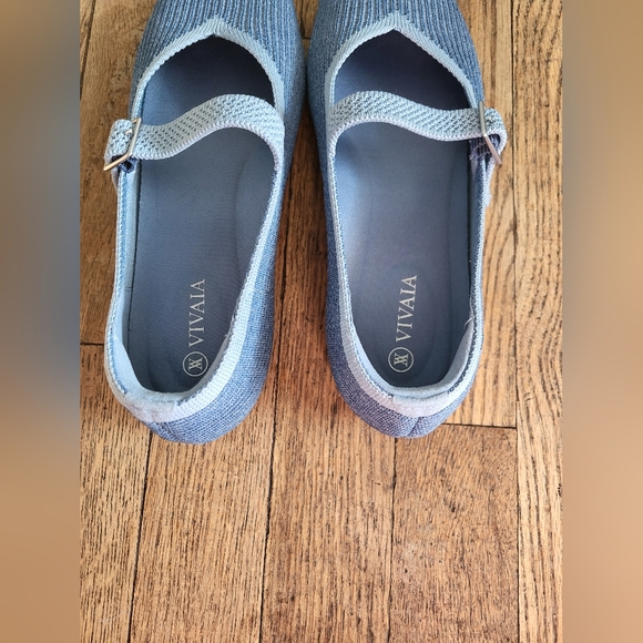 Vivaia Light Blue Mary Jane Flats Size: 37 (6.5 US size) - Picture 7 of 9
